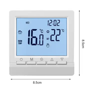 Практичный Умный Термостат ABS, Замедляющий Воспламенение, Интеллектуальный Регулятор Температуры Воды и Теплого пола