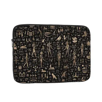 Противоударный чехол 12 13 15 17 Дюймов с египетскими богами и иероглифами, чехол для ноутбука Macbook Air Pro, Египетская сумка для ноутбука, чехол