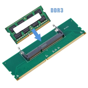 Профессиональный адаптер памяти для ноутбука DDR3 для настольного компьютера 200 Pin SO-DIMM для ПК 240 Pin DIMM DDR3 Memory RAM Connector Adapter