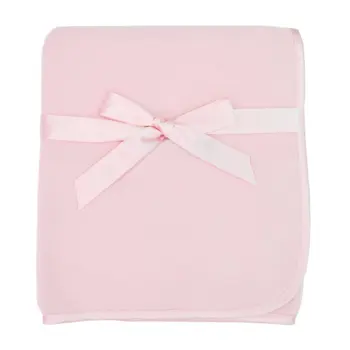 Розовые детские одеяла из полиэстера