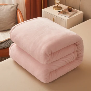 Роскошное фланелевое одеяло из микрофибры, однотонная войлочная простыня, покрывало для дивана, одеяло на осень-зиму, декоративные покрывала для кровати