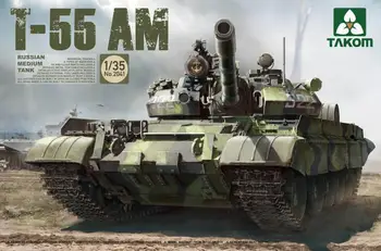 Российский средний танк T-55AM Takom 1/35 2041