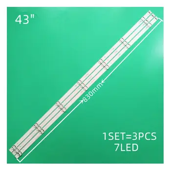 Светодиодные ленты для LG 43LK5900PLA 43LK5700PUA, Светодиодные ленты для подсветки, линейные, linear WOOREE, 43 дюйма, UHD _