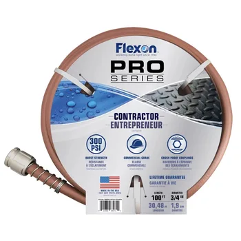 Серия Flexon Pro 3/4 дюйма. D X 100 футов L Шланг для тяжелых условий эксплуатации марки Contractor марки Contractor