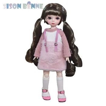 СИСОН Бенне, милая кукла-игрушка для детей, полный комплект одежды, ручная роспись, макияж для лица