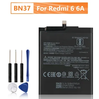 Сменный аккумулятор для телефона BN37 для Xiaomi redmi 6 Redmi6 One Redrice 6 3000 мАч + бесплатный инструмент