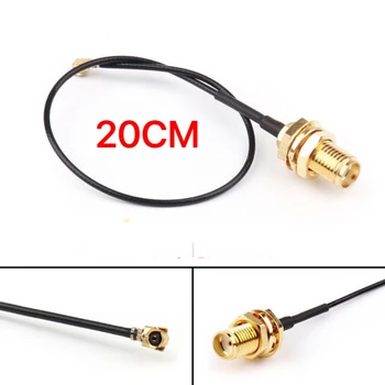 Соединительный кабель SMA длиной 20 см с разъемом uFL/u.FL/IPX/IPEX RF или БЕЗ разъема Коаксиальный адаптер в сборе RG178 с косичкой 1,13 мм