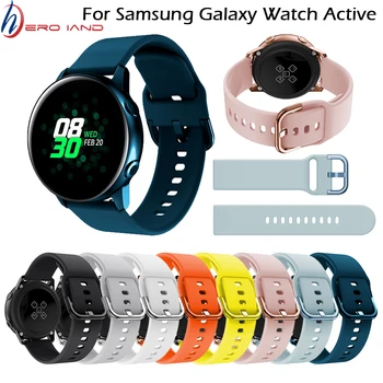 Спортивный ремешок для часов Samsung Galaxy Watch Active 2 4044 мм ремешок Galaxy 42 мм ремешок Classic S2 Sport 20 мм Быстросъемный ремешок для часов