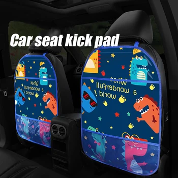 Сумка для хранения на заднем сиденье автомобиля для малышей, водонепроницаемая прочная защитная пленка для автомобильного сиденья, сумка для хранения с несколькими карманами и сенсорным экраном