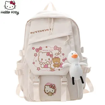 Сумки Aoger для женщин, сумка Sanrio Hello Kitty, рюкзак для девочек, школьный рюкзак для студентов колледжа