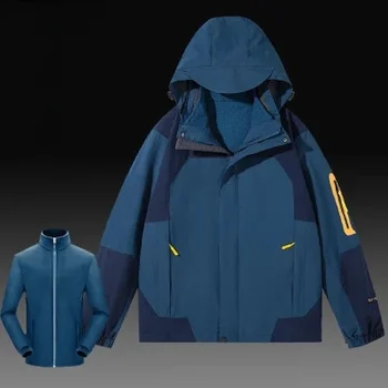 Тактическая Флисовая куртка, Зимнее пальто, Мужское Повседневное Мужское зимнее пальто, Милитари, Оверсайз, Холодный Поход на открытом Воздухе, Альпинизм