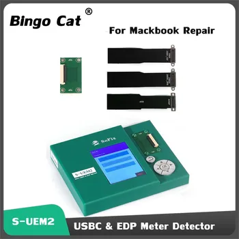 Тестер S-UEM2 USBC & EDP метр EDP Разъем для MacBook логическая плата Mac Тестовая коробка для экрана инструмент для ремонта