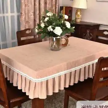 Тканевая овальная скатерть, прямоугольная скатерть для обеденного стола, набор квадратных досок, письменный стол, набор журнальных столиков