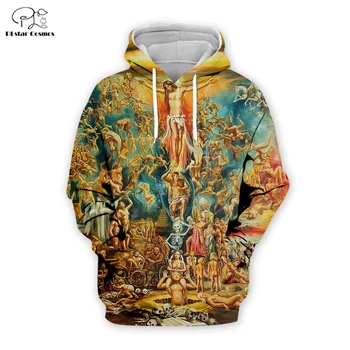 Толстовка с 3D принтом Иисуса/христианства/креста PLstar Cosmos/Толстовка/куртка/Мужская Женская одежда в стиле хип-хоп
