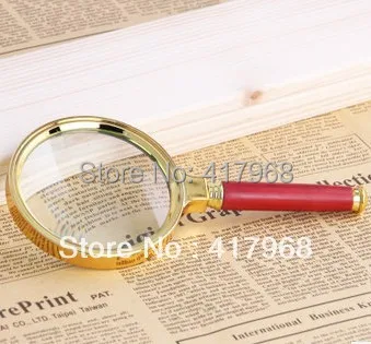 Увеличительное стекло, очки-Лупа, Рука помощи При Чтении, Ультра Прозрачный Диаметр 80 мм, 8-кратная Съемная ручка, Подарок