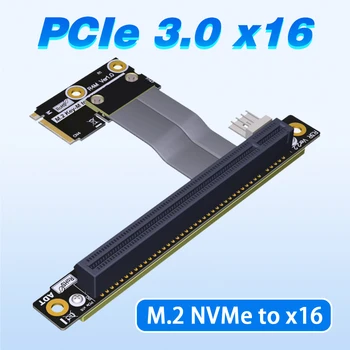 Удлинитель видеокарты материнской платы M2 NGFF NVMe STX к PCIE x16 M.2-90 16x Удлинительный соединительный кабель типа Camber