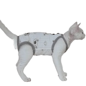 Ультратонкий Хлопковый Жилет для Защиты живота Четвероногого Сфинкса, Дышащая Одежда для Бесшерстной Кошки, Летняя Кошка
