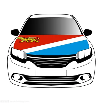 Флаги Приморского края 3,3x5ft/5x7ft из 100% полиэстера, баннер на капоте автомобиля