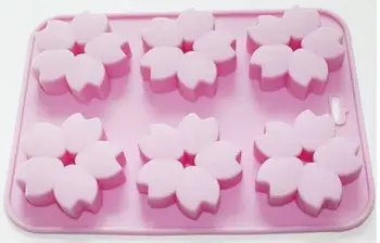 Форма для выпечки Шоколада Nice Cherry Flower Mini Bundt Muffin, Форма для мыла, Силиконовая форма