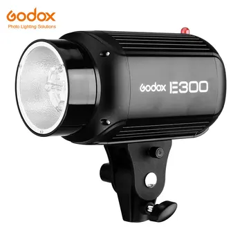 Фотостудийная стробоскопическая вспышка Godox E300 с беспроводным управлением 300 Вт Студийный световой порт для съемки небольших изделий