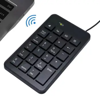 Цифровая клавиатура для ноутбука Мини Компактная Цифровая клавиатура с 23 клавишами для быстрого финансового учета Портативный Небольшой Финансовый