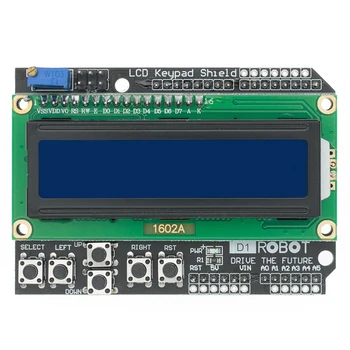 Экран ЖК-клавиатуры LCD1602 Модульный дисплей LCD 1602 для Arduino ATMEGA328 ATMEGA2560 raspberry pi UNO синий экран