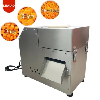 Электрическая машина для нарезки картофеля, овощей и фруктов с 3 лезвиями, машина для резки кубиков овощей, Кухонный прибор